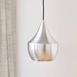 Tom Dixon Lampa wisząca designerska Beat, możliwość ściemniania, aluminiowy / szary / cynkowy, salon / jadalnia, aluminium, design