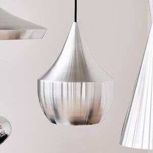 Tom Dixon Lampa wisząca designerska Beat, możliwość ściemniania, aluminiowy / szary / cynkowy, salon / jadalnia, aluminium, design