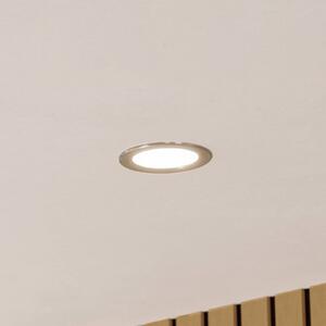 EGLO connect Oprawa wpuszczana LED Fueva 6-Z, szara, Ø 12 cm możliwość ściemniania, aluminiowy / szary / cynkowy, salon / jadalnia, tworzywo sztuczne, nowoczesny