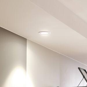 Arcchio LED downlight Aryx, biały, 4000K