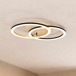 EGLO connect Inteligentna lampa sufitowa Lomaltas-Z, możliwość ściemniania, czarny, salon / jadalnia, metal, nowoczesny