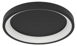EGLO connect Inteligentna lampa sufitowa Loretello-Z, możliwość ściemniania, czarny, salon / jadalnia, metal, nowoczesny