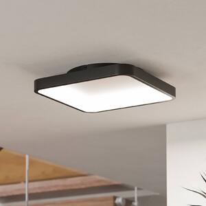 EGLO connect Inteligentna lampa sufitowa Loretello-Z, możliwość ściemniania, czarny, salon / jadalnia, metal, nowoczesny