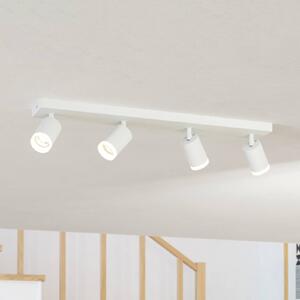 EGLO connect Smart-LED-Spot Melitello-Z, 4-punktowa, biała możliwość ściemniania, biały / opal, salon / jadalnia, aluminium, nowoczesny