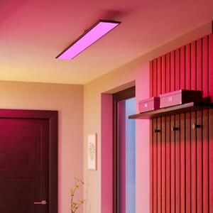 EGLO connect Inteligentna lampa sufitowa Moradillo-Z, możliwość ściemniania, czarny, salon / jadalnia, metal, nowoczesny