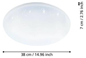EGLO connect Lampa sufitowa Totari-Z, możliwość ściemniania, biały / opal, salon / jadalnia, tworzywo sztuczne, nowoczesny