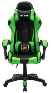 Fotel Gamingowy, krzesło gracza EXT ONE Green
