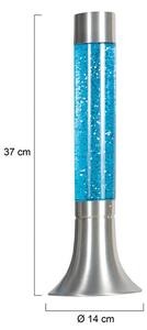 Steinhauer Lampa stołowa Volcan, aluminiowy / szary / cynkowy, salon / jadalnia, metal
