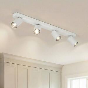 OSRAM Reflektor sufitowy OCTAGON, biały, 4-punktowa, GU10-LED 927 ściemniany możliwość ściemniania, biały / opal, salon / jadalnia, metal, nowoczesny