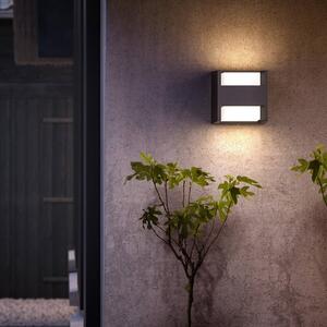 Philips Kinkiet zewnętrzny LED Arbour UE, czarny, aluminium, nowoczesny