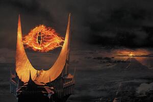 Druk artystyczny W adca Pier cieni - Eye of Sauron