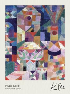 Reprodukcja Burggarten 1919, Paul Klee