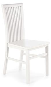 Krzesło drewniane Remin z twardym siedziskiem - biały