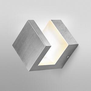 OSRAM Kinkiet zewnętrzny ENDURA STYLE PYRAMID, aluminiowy / szary / cynkowy, stal szlachetna, nowoczesny