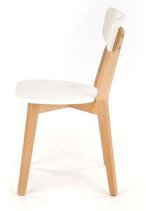 Krzesło drewniane Intia - białe / buk lakierowany