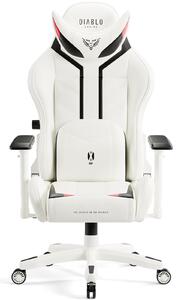 Krzesło dla graczy Diablo X-Ray King Size biało-czarny