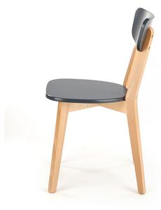 Krzesło drewniane Intia - grafit / buk lakierowany