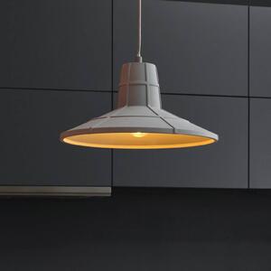 OSRAM Lampa wisząca CONCRETE SALA, możliwość ściemniania, aluminiowy / szary / cynkowy, salon / jadalnia, beton, młodzieżowy