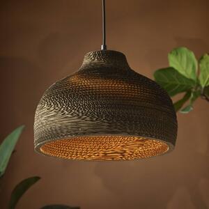 OSRAM Lampa wisząca HAT, możliwość ściemniania, brązowy / rdzawy, salon / jadalnia, papier / lunolit / lunopal