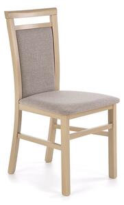 Krzesło drewniane Erota z tapicerowanym siedziskiem - Inari 26 / dąb sonoma