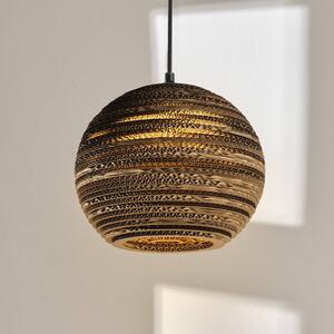 OSRAM Lampa wisząca BALL, możliwość ściemniania, brązowy / rdzawy, salon / jadalnia, papier / lunolit / lunopal
