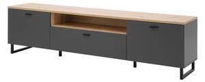 Szafka RTV z uchylnymi drzwiami LEOKADIA 214,8 cm