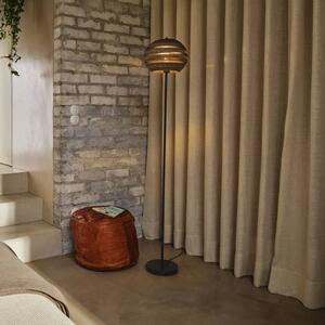 OSRAM Lampa stojąca BALL, brązowy / rdzawy, salon / jadalnia, papier / lunolit / lunopal