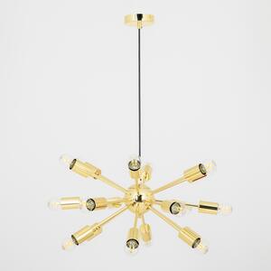 Lampa wisząca loftowa złota MANDI 51 cm