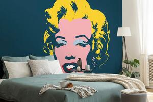 Tapeta Marilyn Monroe w pop art stylu