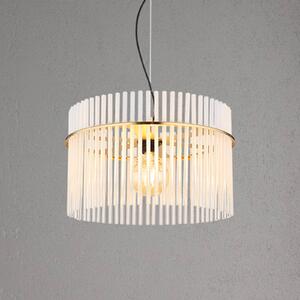 Globo Lampa wisząca szklana Gorley, możliwość ściemniania, mosiężny / złoty, salon / jadalnia, szkło
