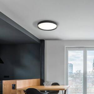 ACB ILUMINACIÓN Inteligentna lampa sufitowa Minsk, możliwość ściemniania, czarny, salon / jadalnia, metal, nowoczesny