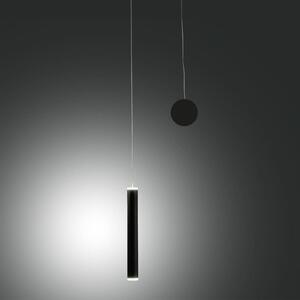 Fabas Luce Lampa wisząca Prado, możliwość ściemniania, czarny, salon / jadalnia, metal, nowoczesny
