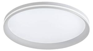 Fabas Luce Lampa sufitowa LED Isy, możliwość ściemniania, biały / opal, salon / jadalnia, metal, nowoczesny