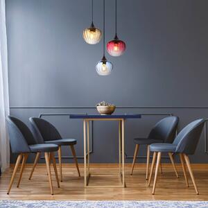 Globo Lampa wisząca szklana Sander, możliwość ściemniania, multikolor, salon / jadalnia, szkło