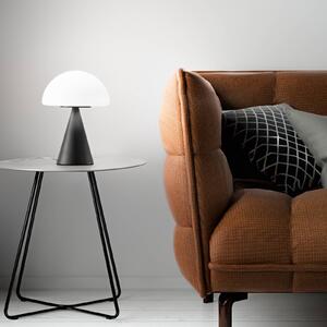 Fabas Luce Lampa stołowa LED Blip, możliwość ściemniania, czarny, salon / jadalnia, szkło, nowoczesny
