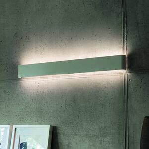 IDEAL LUX Kinkiet LED Delta, biały / opal, salon / jadalnia, aluminium, nowoczesny