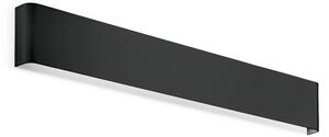 IDEAL LUX Kinkiet LED Delta, czarny, salon / jadalnia, aluminium, nowoczesny
