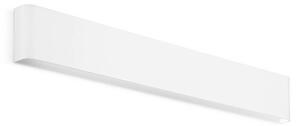IDEAL LUX Kinkiet LED Delta, biały / opal, salon / jadalnia, aluminium, nowoczesny