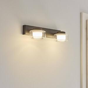 OSRAM Kinkiet ORBIS FLAME, czarny, łazienka, metal, nowoczesny