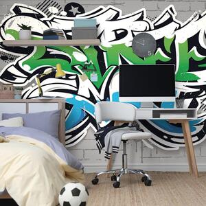 Tapeta z nowoczesnym napisem Street Art