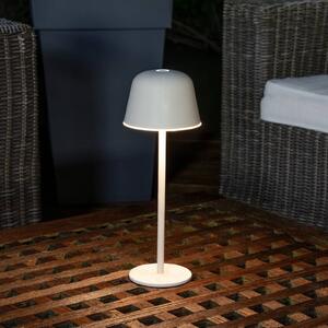 OSRAM Lampa stołowa LED ENDURA STYLE, beżowa 30 cm IP44 CCT możliwość ściemniania, kremowy / amber, aluminium, nowoczesny