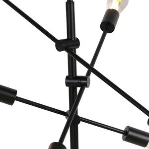 Inteligentna przemysłowa lampa wisząca czarna, w tym 6 WiFi ST64 - Sydney Oswietlenie wewnetrzne