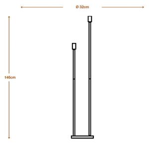OSRAM Lampa stojąca DECOR STICK, aluminiowy / szary / cynkowy, salon / jadalnia, metal, nowoczesny