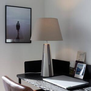 PR Home Lampa stołowa Leya, brązowy / rdzawy, salon / jadalnia, ceramika, nowoczesny