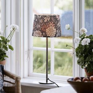 PR Home Lampa stołowa Base Dahlia, brązowy / rdzawy, salon / jadalnia, metal