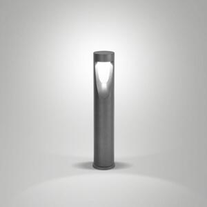 Fabas Luce Słupek oświetleniowy LED Teo, czarny, aluminium, nowoczesny