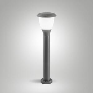 Fabas Luce Słupek oświetleniowy Thiago, możliwość ściemniania, czarny, aluminium, nowoczesny