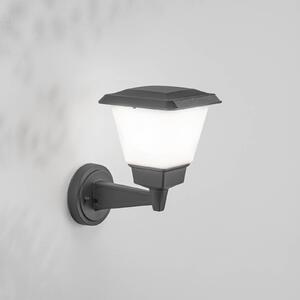 Fabas Luce Kinkiet zewnętrzny Lena, możliwość ściemniania, czarny, aluminium, nowoczesny