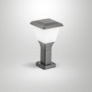 Fabas Luce Lampa ogrodowa stojąca Lena, możliwość ściemniania, czarny, aluminium, nowoczesny
