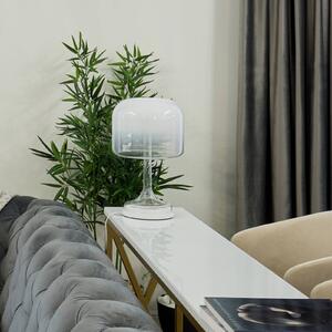 Maytoni Lampa stołowa LED Spirito, biały / opal, salon / jadalnia, szkło